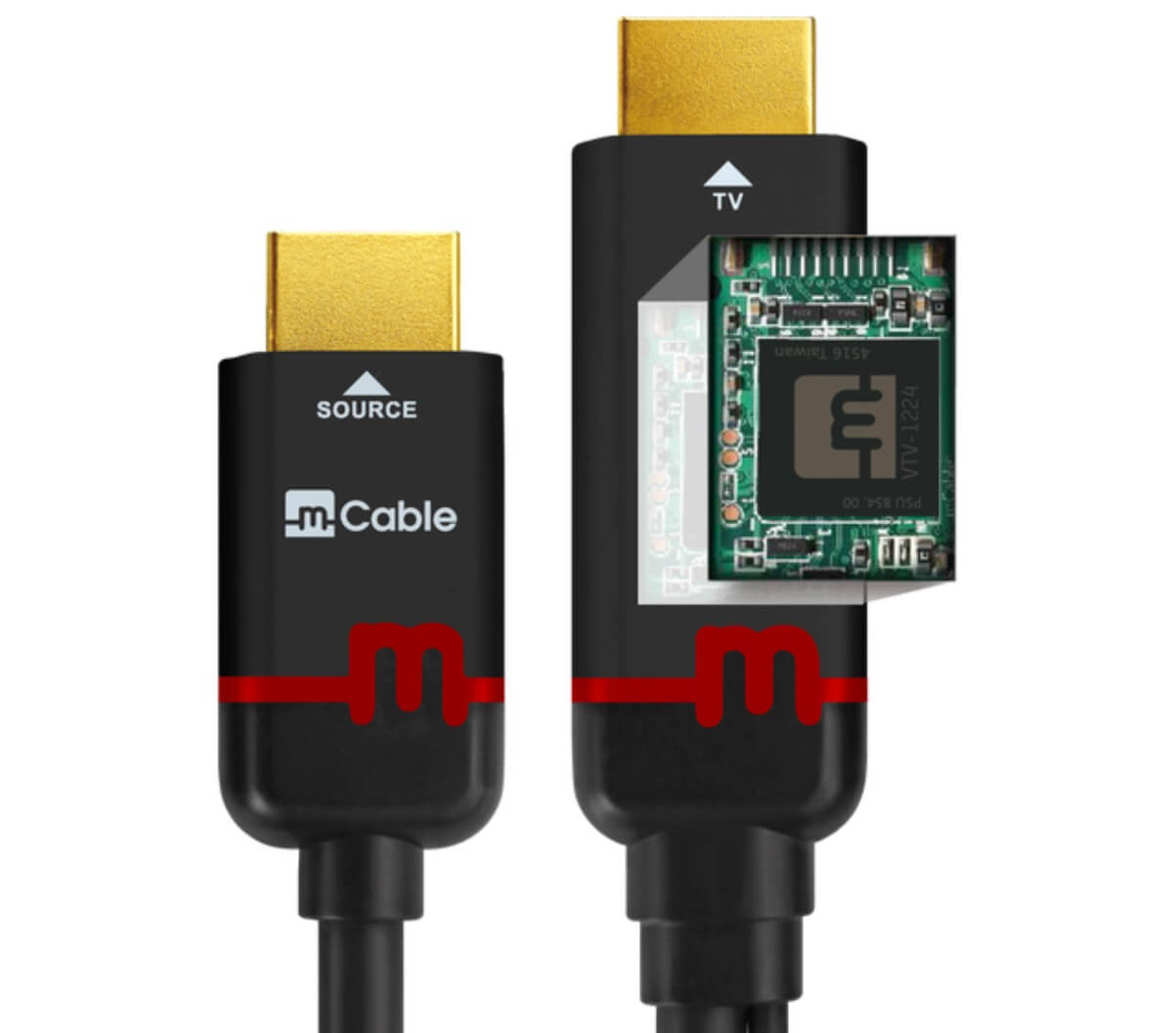This $119 HDMI cable has an embedded digital signal processor that can remove aliasing