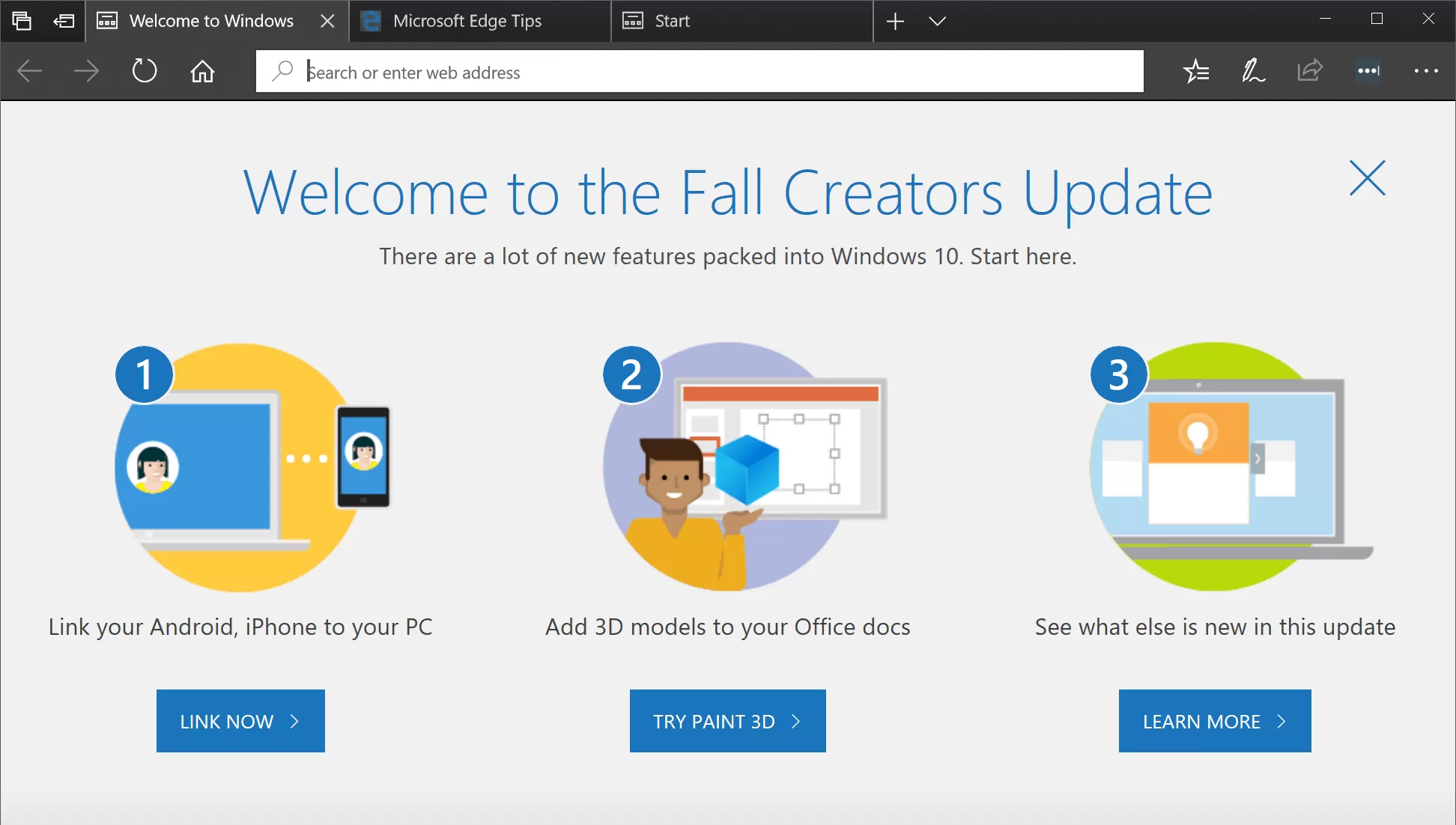 Creators update