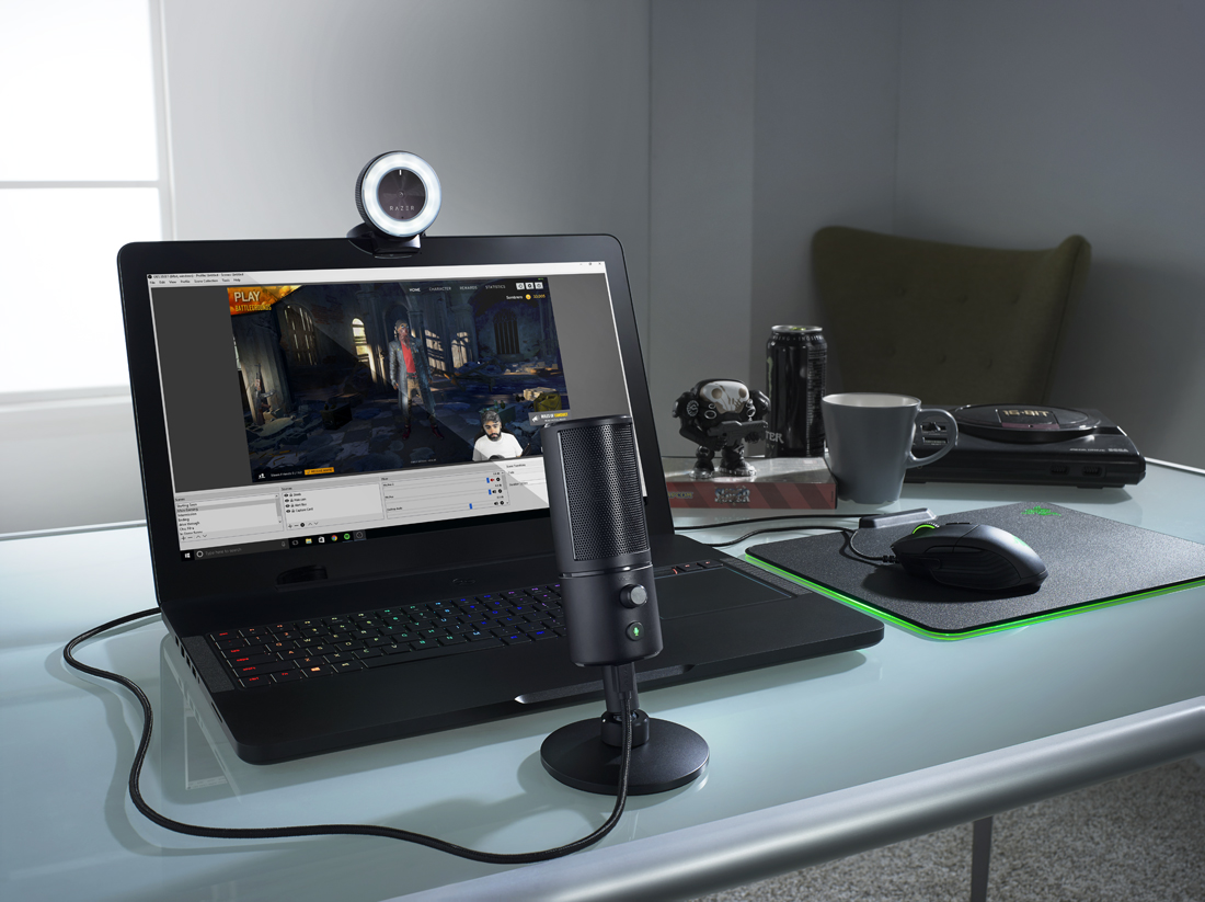 Razer targets broadcasters with Kiyo webcam, Seiren x microphone