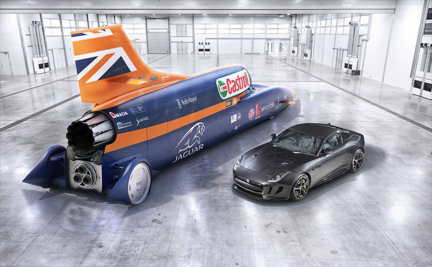 First public tests of the Bloodhound, a car designed to hit 1000mph, take place today