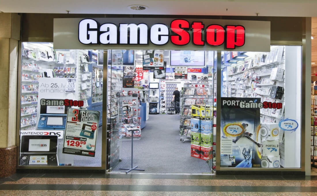 Gamestop rental shop