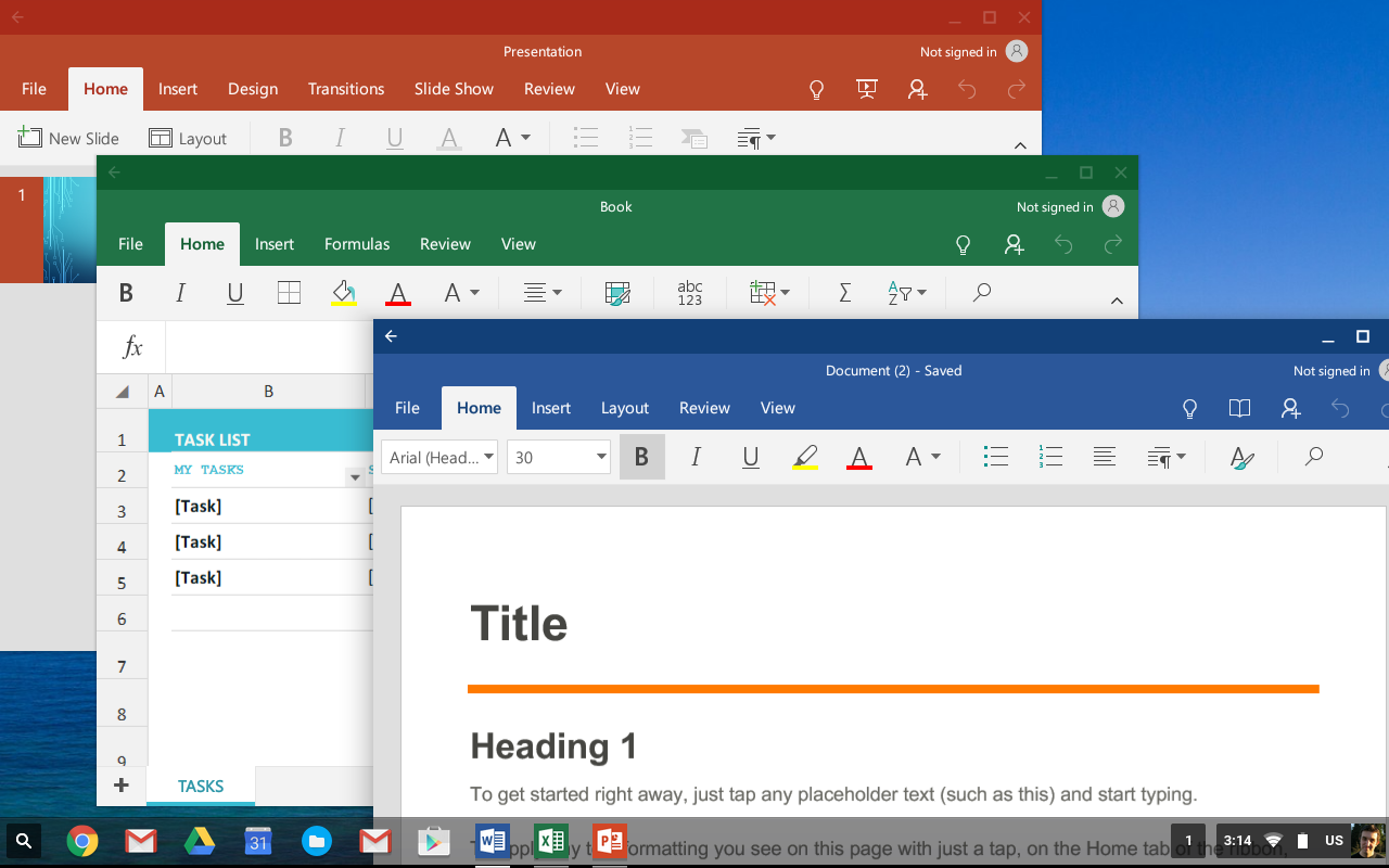 Microsoft Office is now available on every Chromebook