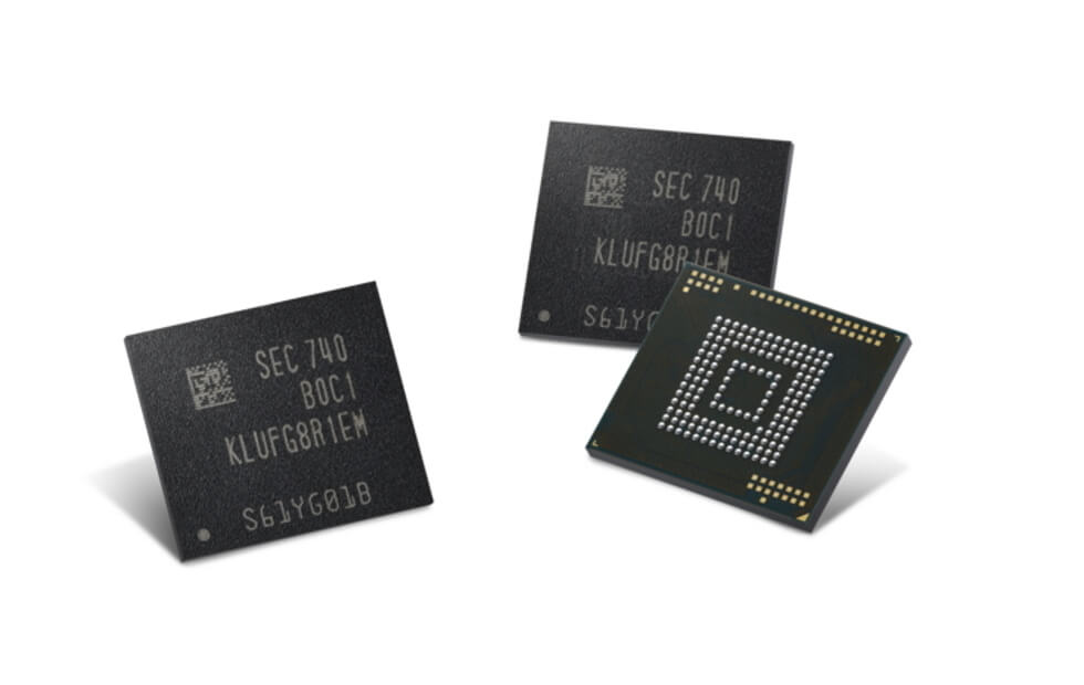 Samsung starts production of world's first 512GB embedded flash storage
