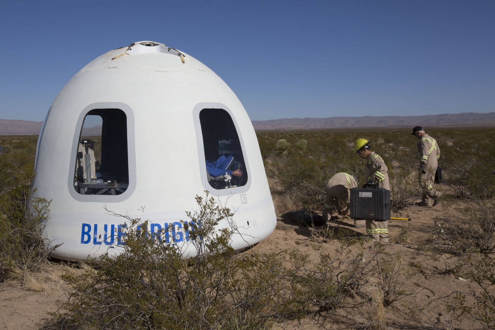 Blue Origin's Crew Capsule 2.0 successfully completes first test flight