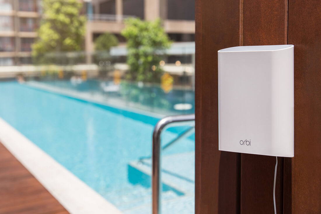 Netgear's latest Orbi Satellite offers 2,500 sq ft of outdoor Wi-Fi coverage