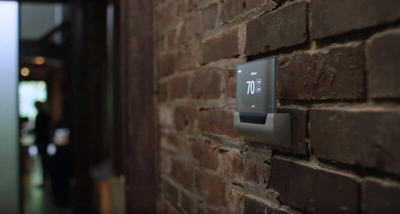 Microsoft's semi-transparent, Cortana-powered smart thermostat will be available for pre-order in March