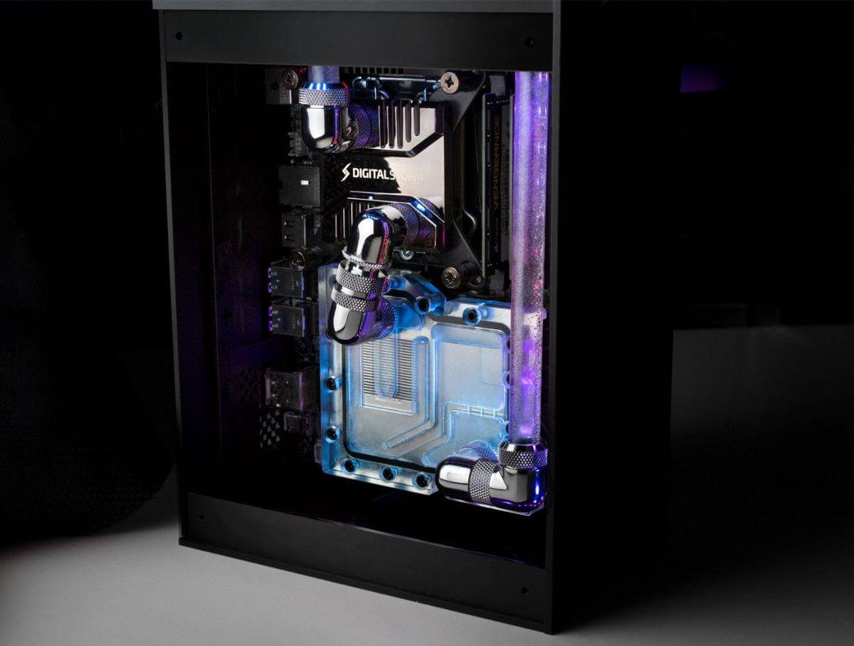 sff water cooling. liquid-cooled SFF gaming PC. 
