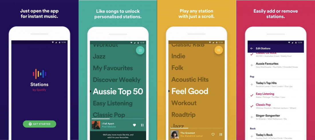 Spotify takes on Pandora with Stations, a free radio-like music streaming app
