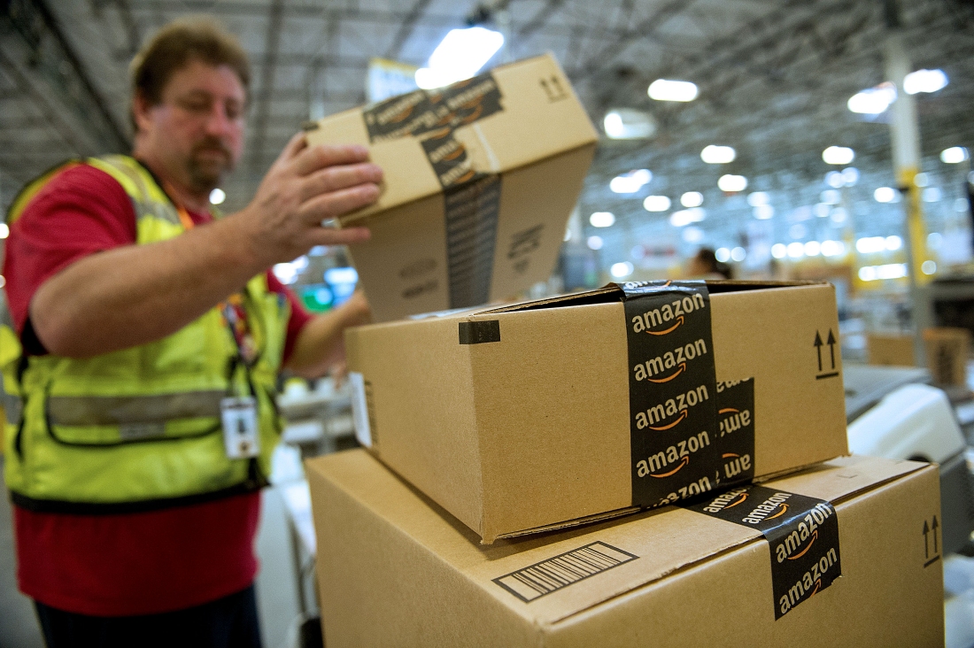 Amazon patented a wristband that tracks warehouse employee hand movements