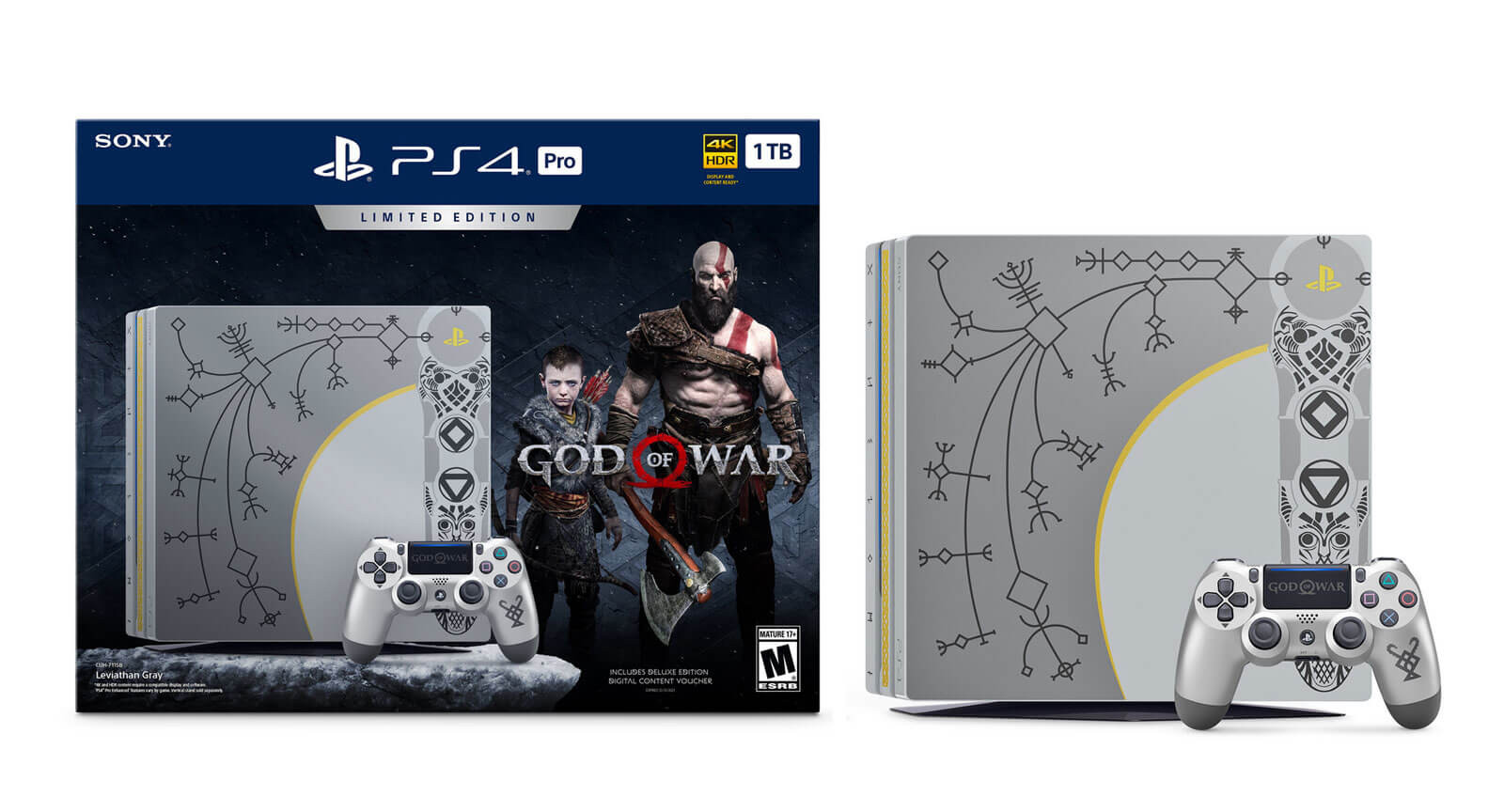 Sony Announces God Of War Playstation 4 Pro Bundle