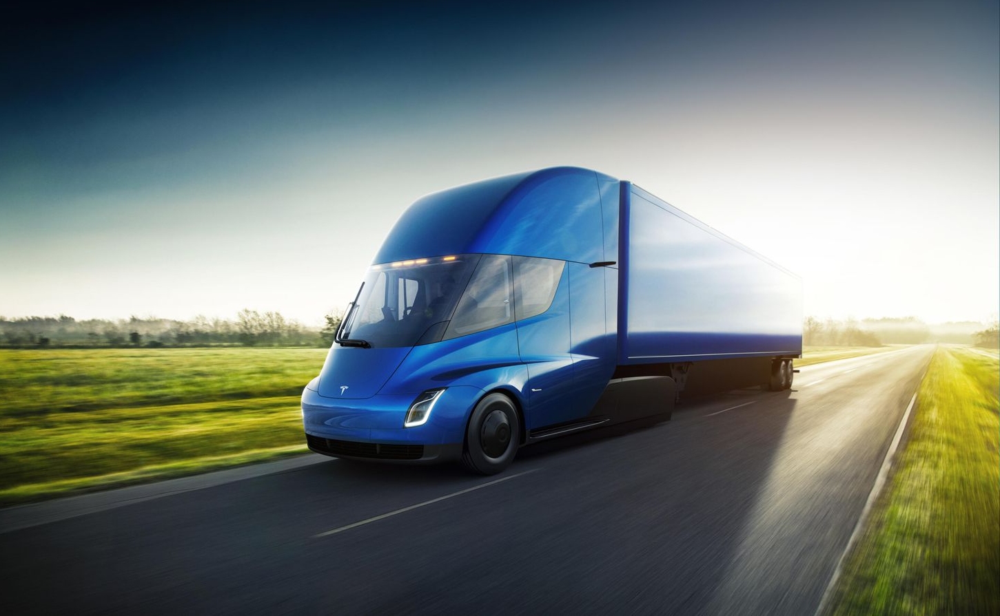 Tesla's electric semis make first production cargo trip