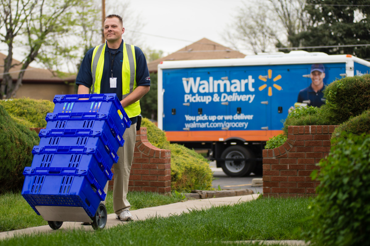 Walmart's grocery delivery business will reach 40 percent of US households by year's end