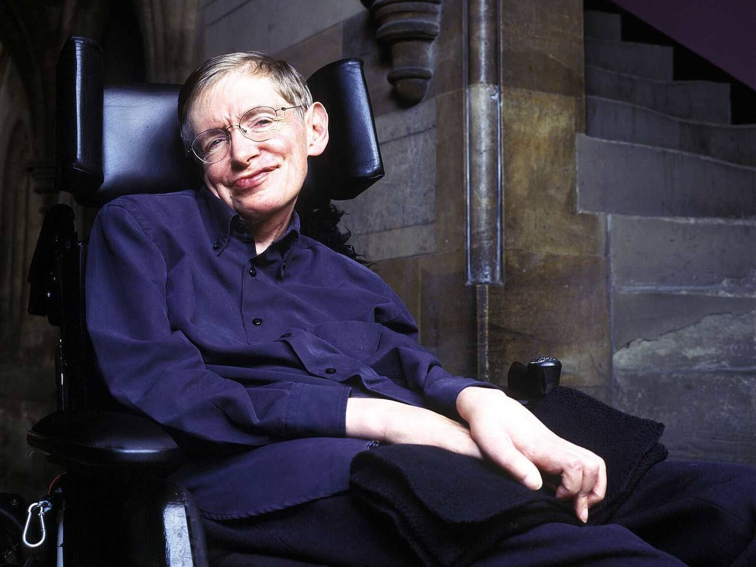 Stephen Hawking's voice is being sent into space toward a black hole