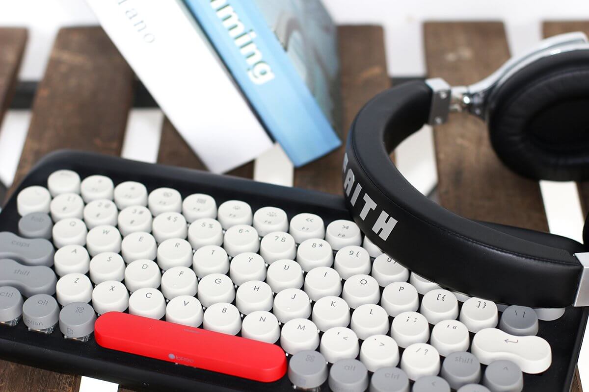 This fast-typing keyboard blends retro design with mechanical comfort