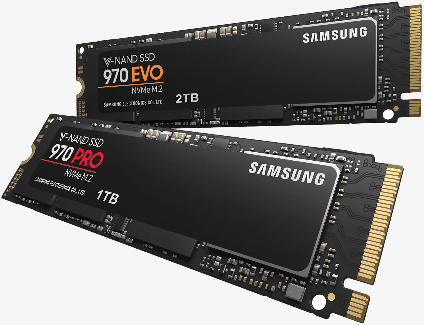 Samsung introduces the 970 Pro and 970 Evo series NVMe SSDs