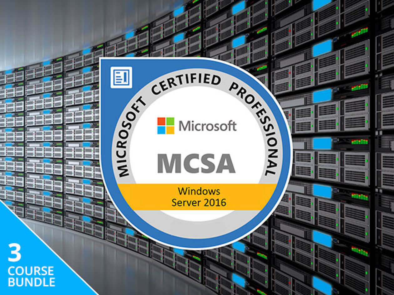 Three courses to get you MCSA-certified, now over 90% off