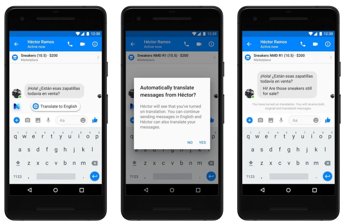 Facebook Will Soon Use Ai To Offer Automatic English To Spanish Translations Within Messenger Techspot Facebook Will Soon Use Ai To Offer Automatic English To Spanish Translations Within Messenger Techspot