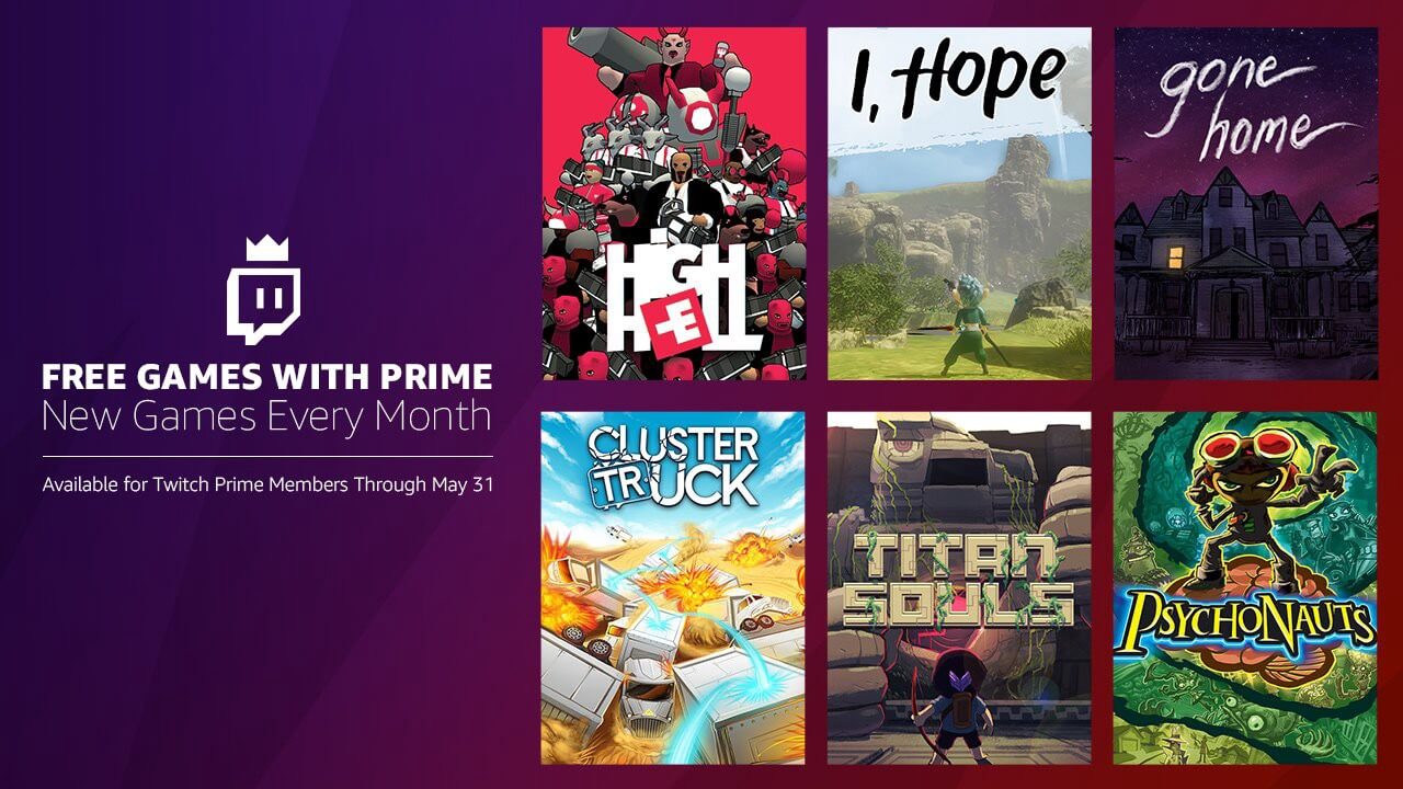 May's Free Games with Prime include Psychonauts, Gone Home, High Hell and more