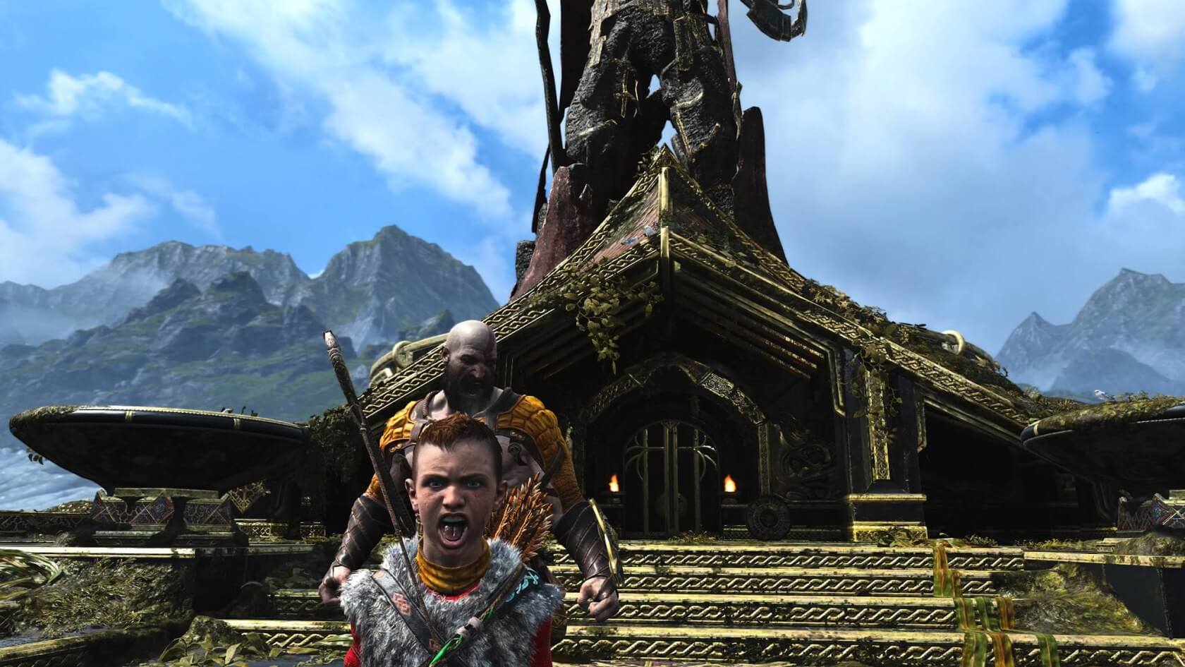 Having fun with the God of War photo mode 😂 : r/gaming