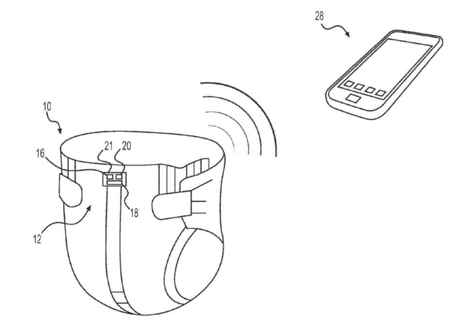 Alphabet's Verily filed a patent for waste-sensing smart diaper technology