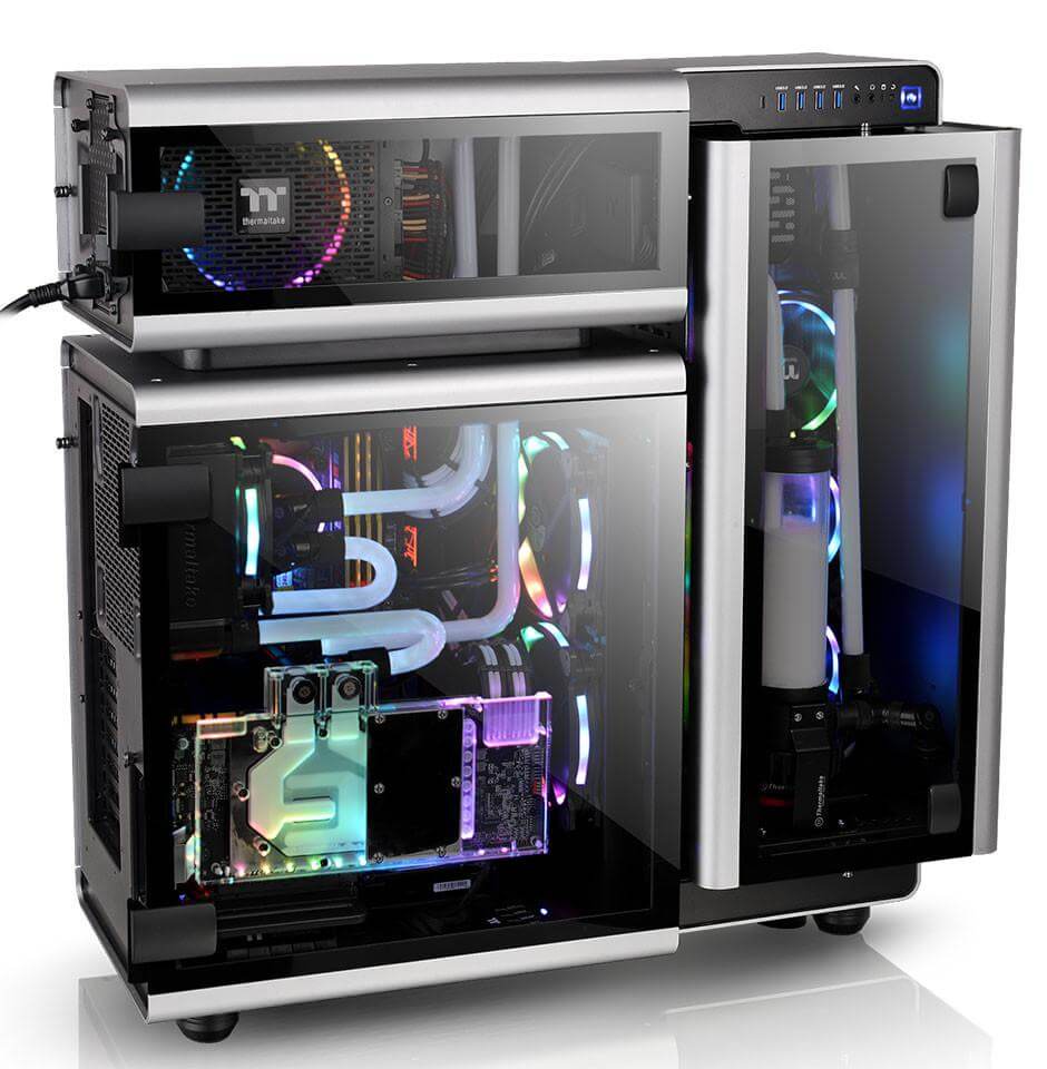 Thermaltake shows off Level 20 full tower case with segmented component bays