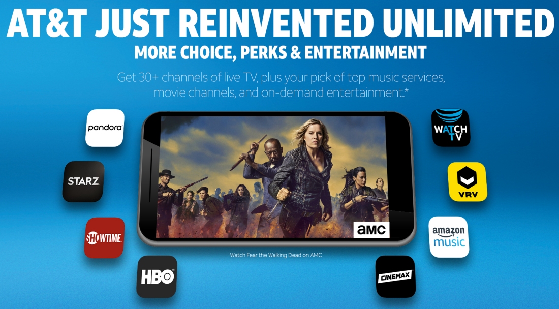 AT&T's latest streaming video service will come bundled with new unlimited wireless plans