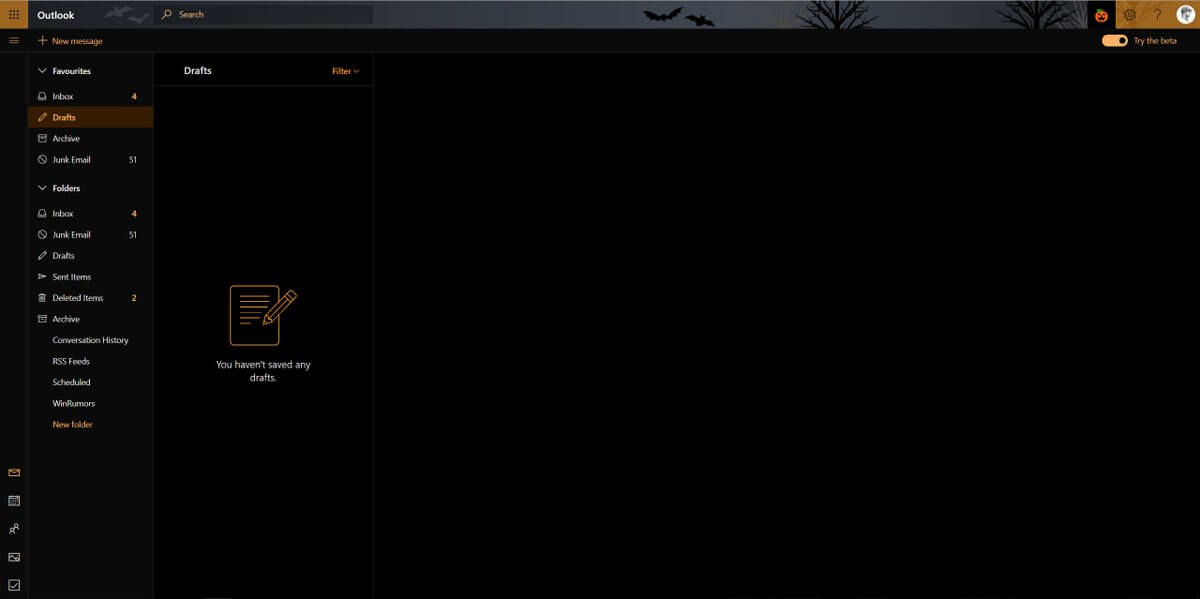 microsoft outlook dark mode microsoft outlook dark mode