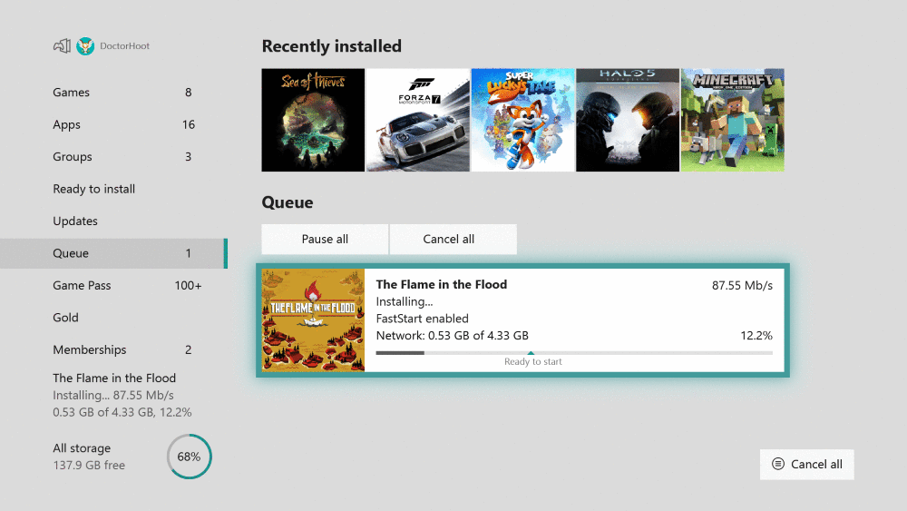 Xbox users: You need to update the game first, then load the game