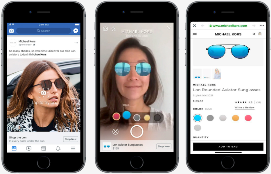 Facebook is testing augmented reality ads, further disrupting the traditional shopping model