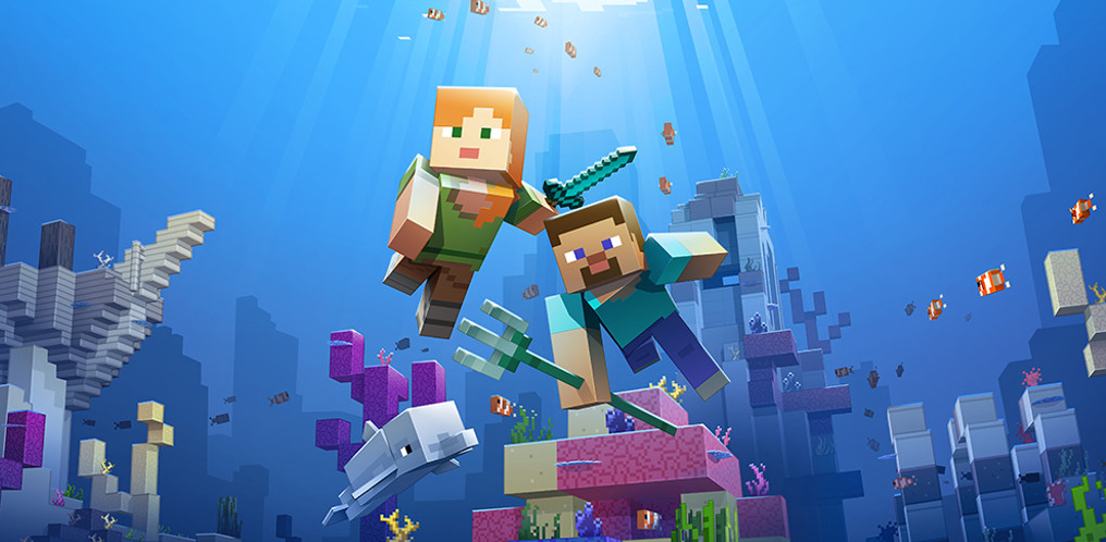Minecraft's watery Update Aquatic phase two drops anchor