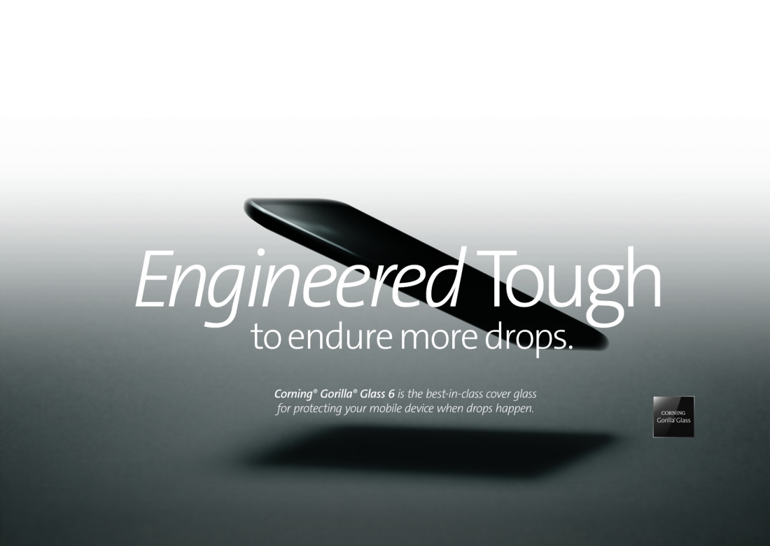 Corning Gorilla Glass 6 offers improved durability for next-gen mobile devices