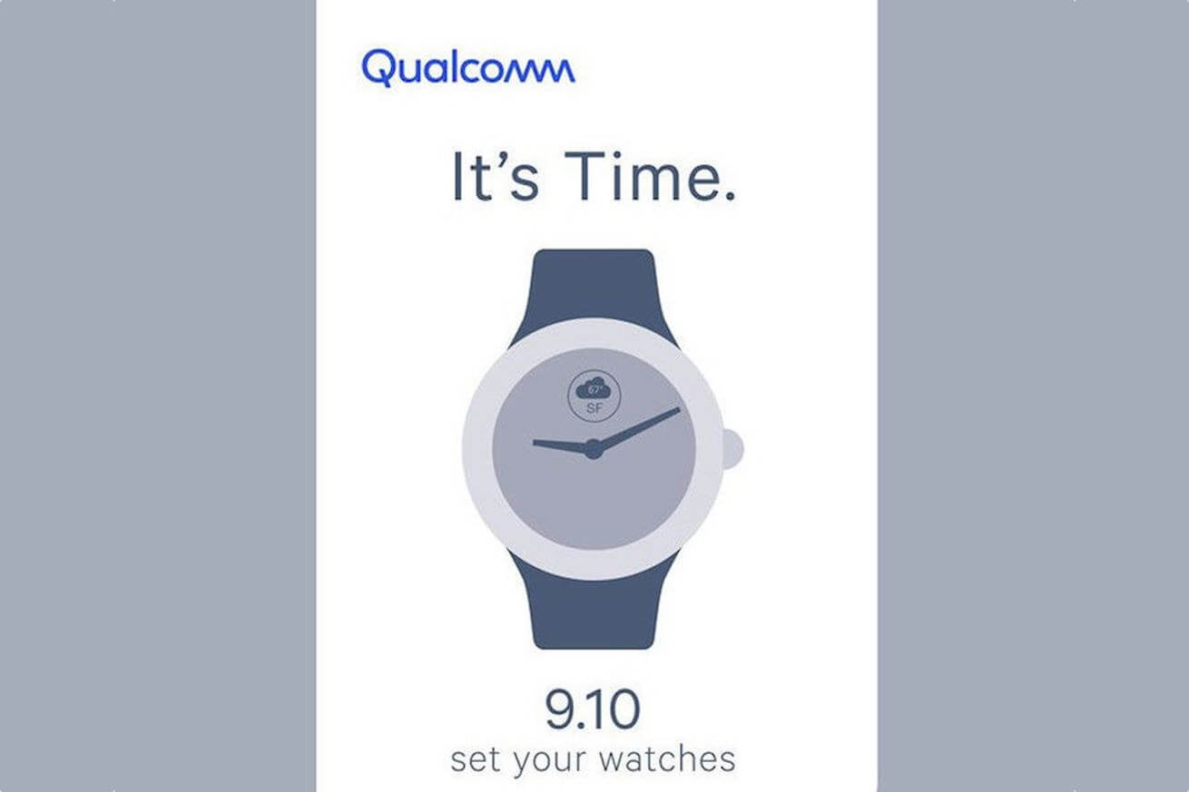 Qualcomm's new smartwatch chipset set for September unveiling