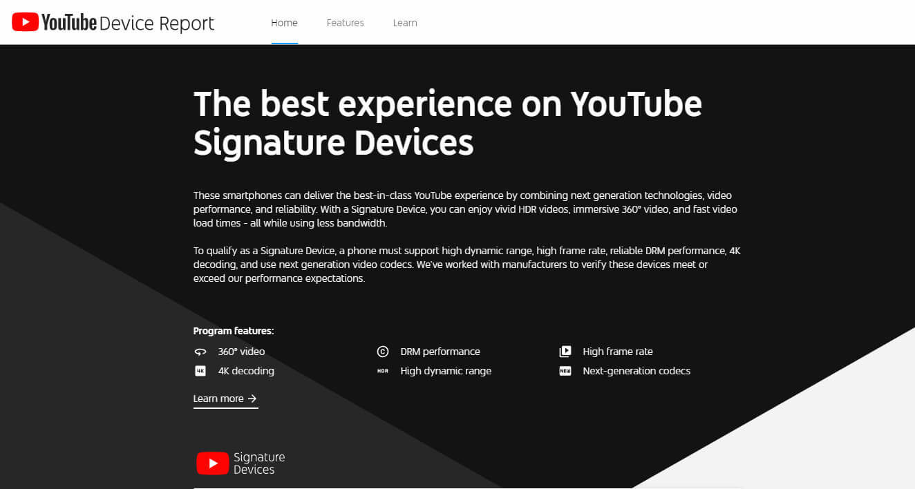 YouTube's Device Report tells you how good your smartphone is for watching