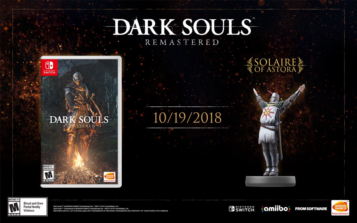 Dark Souls: Remastered gets Nintendo Switch launch date