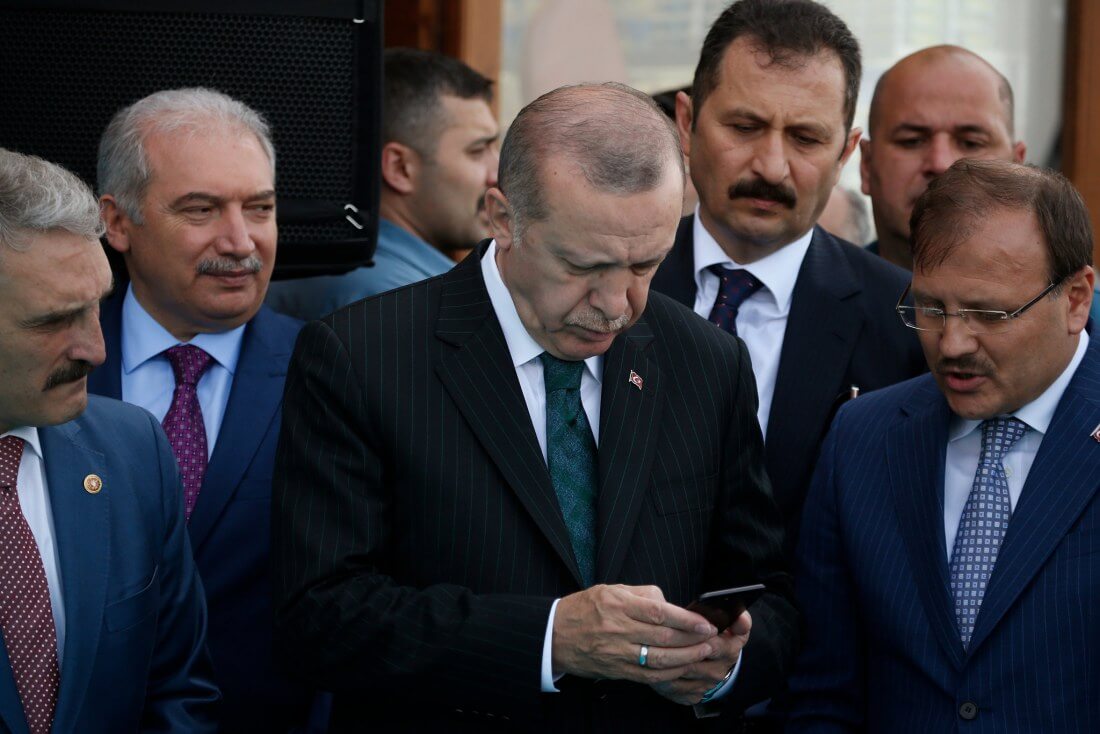 Turkish president says the country will boycott US electronics