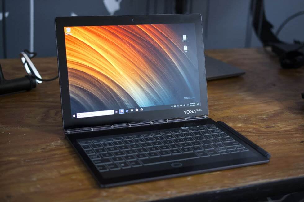 Lenovo's unveils its newest keyless 'Yoga Book' laptop with an electronic ink keyboard