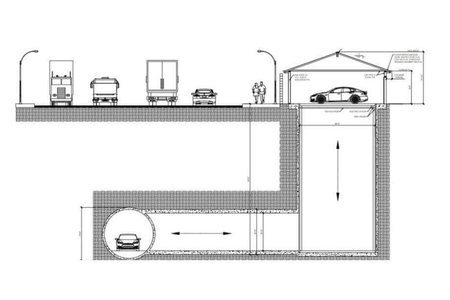 The Boring Company receives approval to create a 'drive-in' garage-to-hyperloop elevator