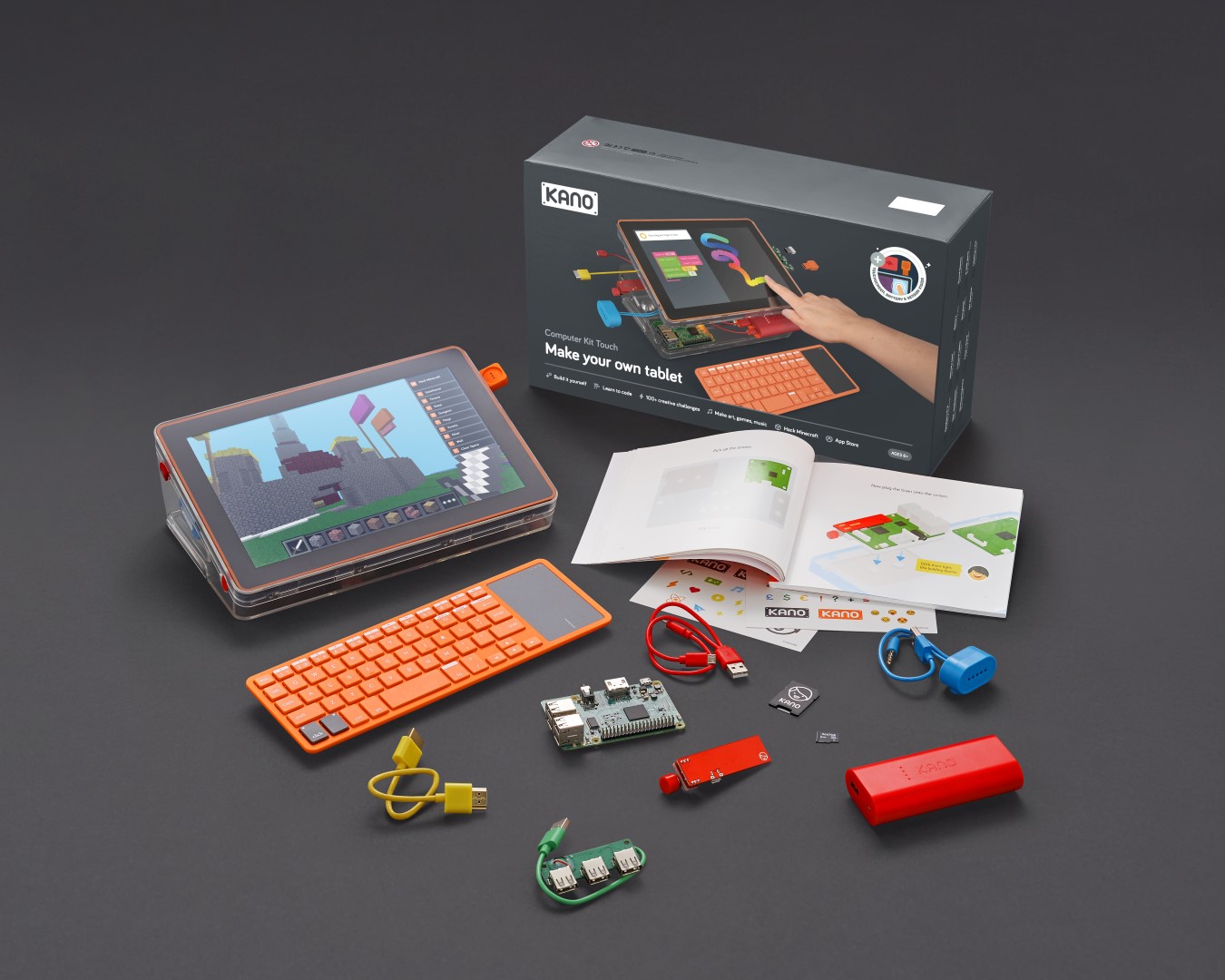 Kano adds a touchscreen to its DIY computer kit, shipping now for $279.99