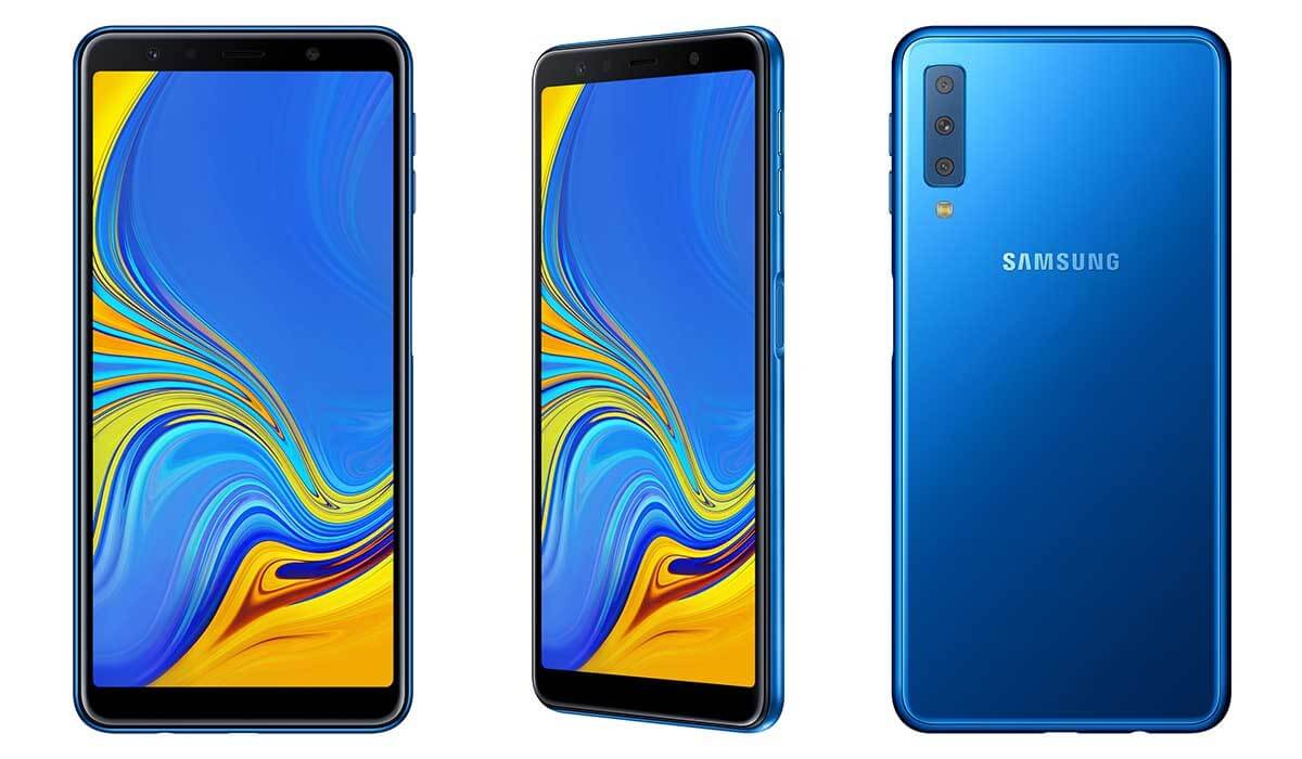 Samsung unveils its first triple camera handset: the Galaxy A7