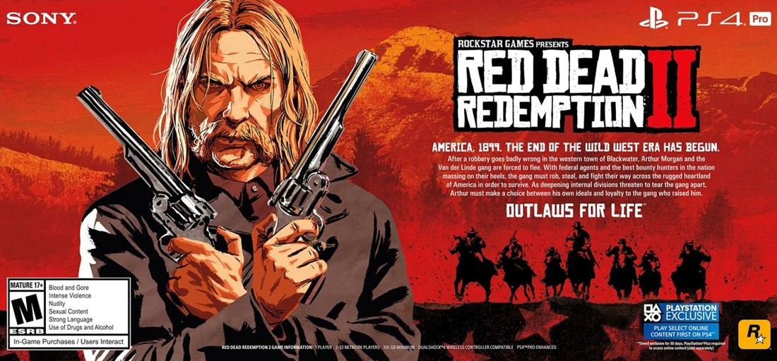 ps4 pro red dead redemption 2