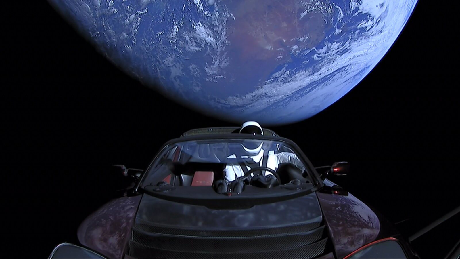 Elon Musk's Tesla Roadster just floated past Mars