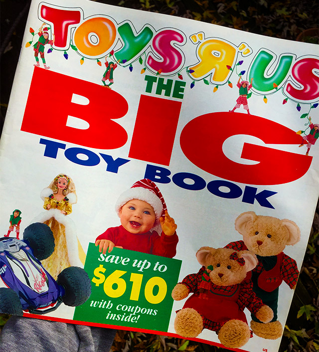 printed toy catalog