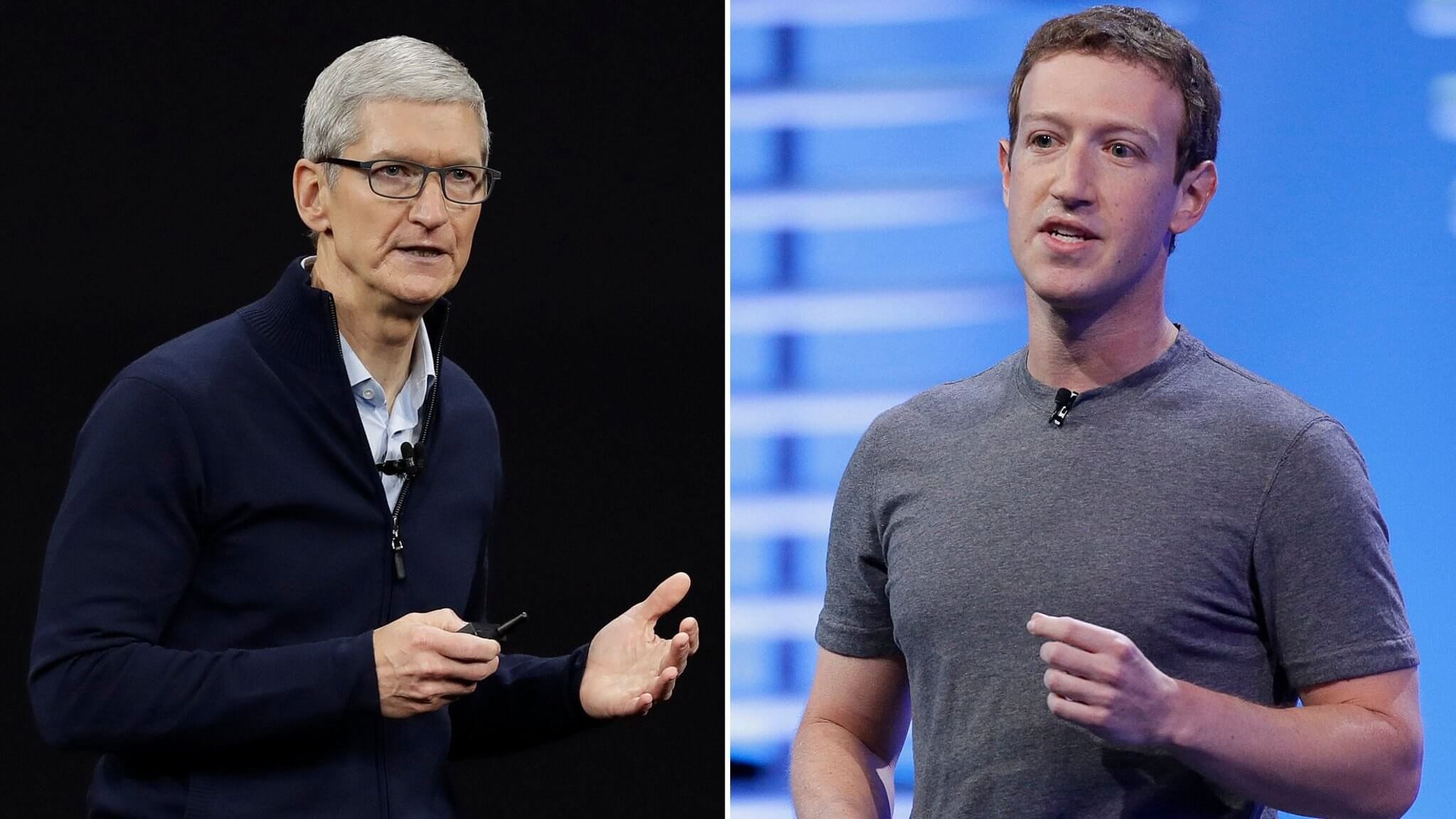 Zuckerberg vs. Cook: CEOs continue their subtle feud over business philosophies