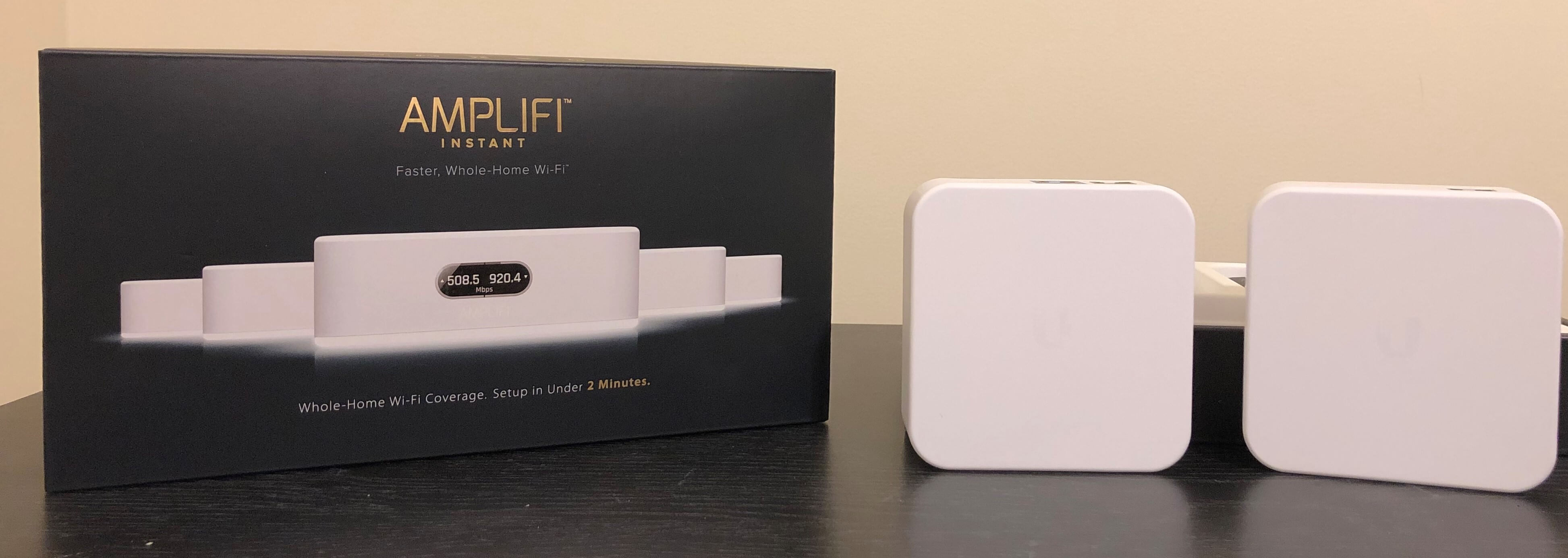 First impressions of the Ubiquiti Amplifi Instant