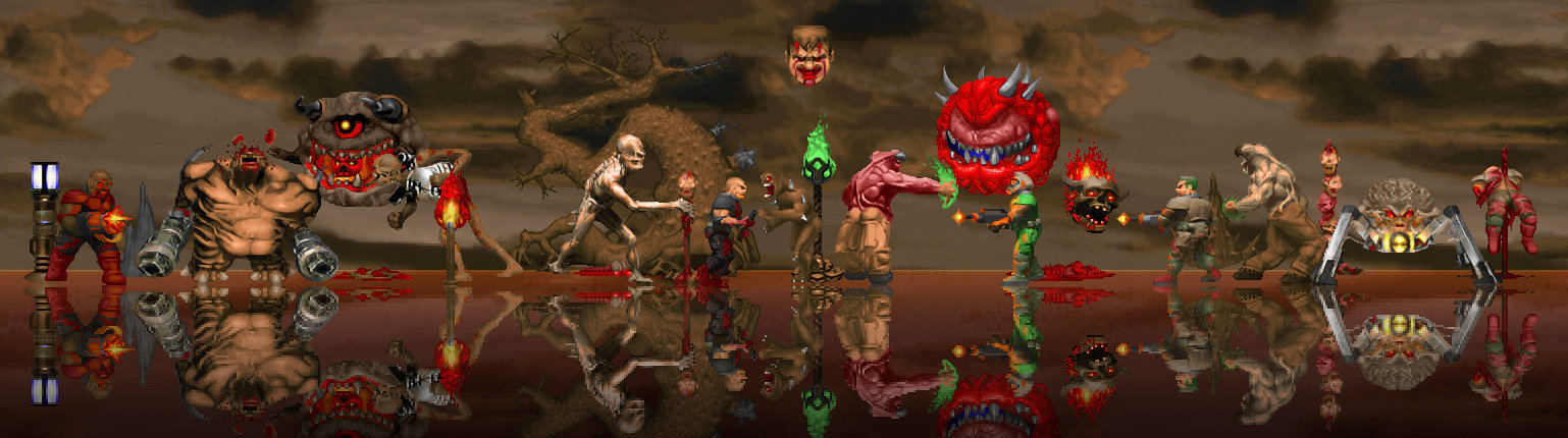 Using neural networks to visually overhaul Doom