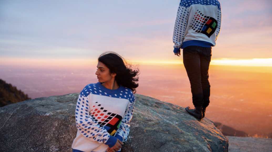 Win the holidays with Microsoft's ugly Christmas sweater