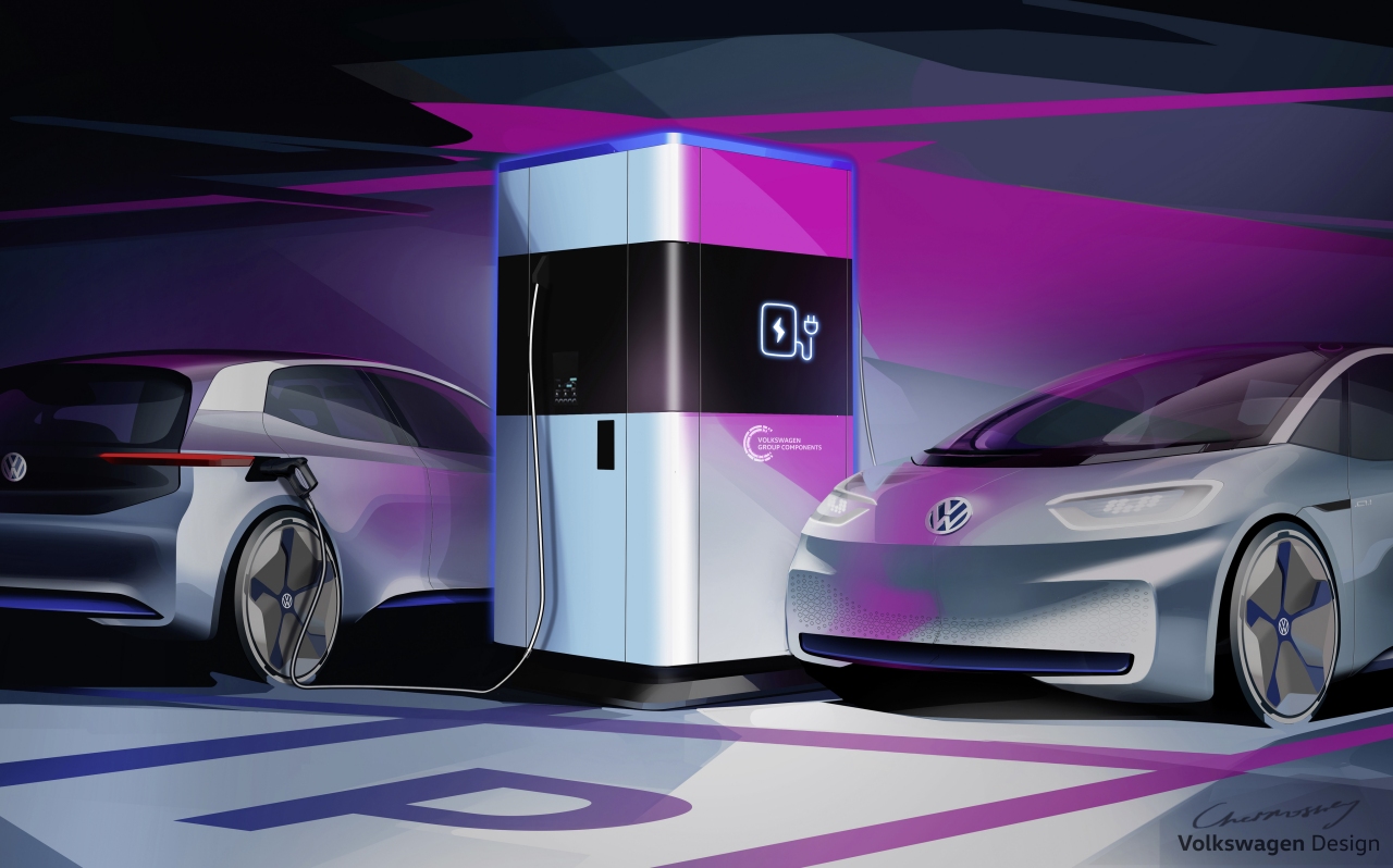 Volkswagen's mobile EV charging stations to appear in 2019