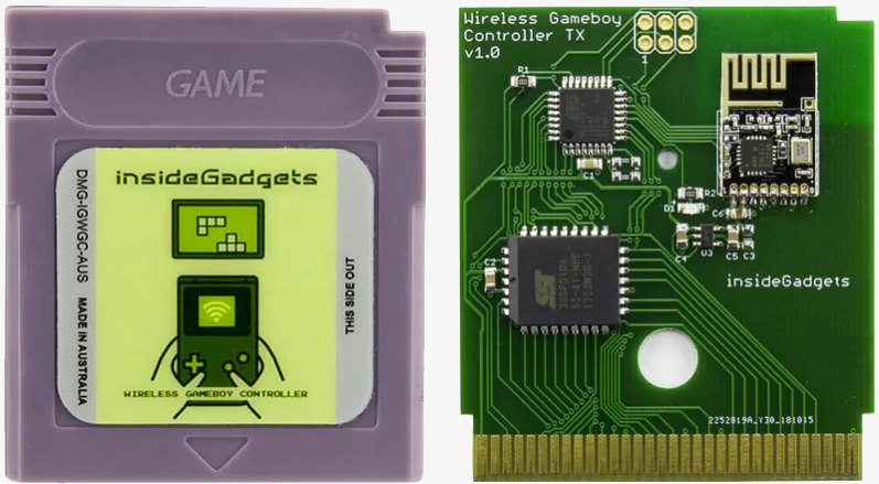 This cartridge turns your old Game Boy into a wireless controller