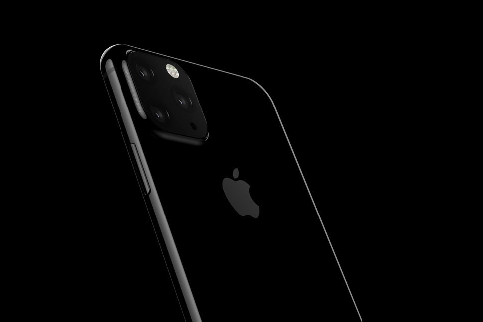 Renders alleged to be the iPhone XI and its triple-camera setup leak online