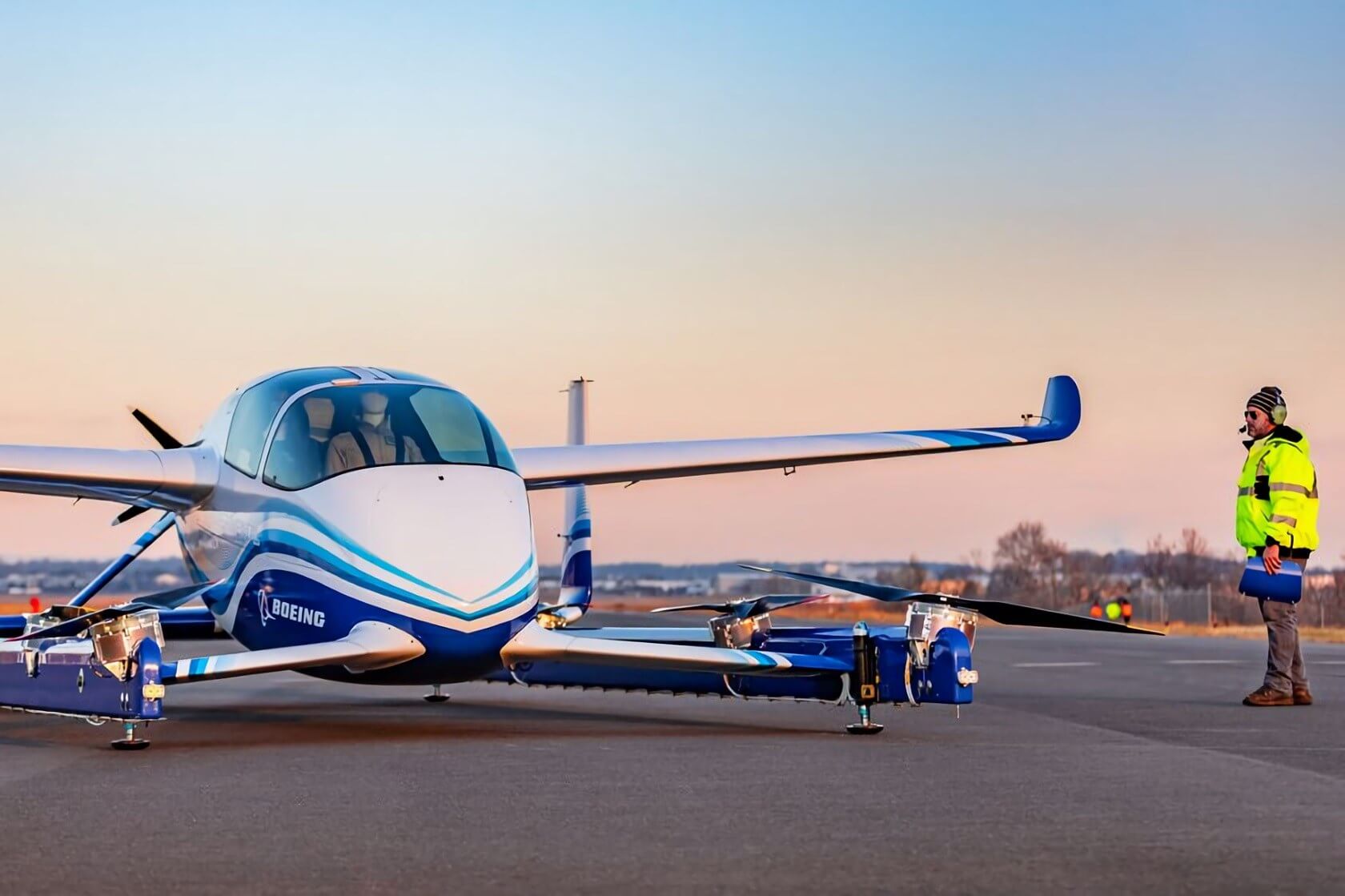 Watch Boeing's autonomous VTOL aircraft prototype complete its first test 'flight'